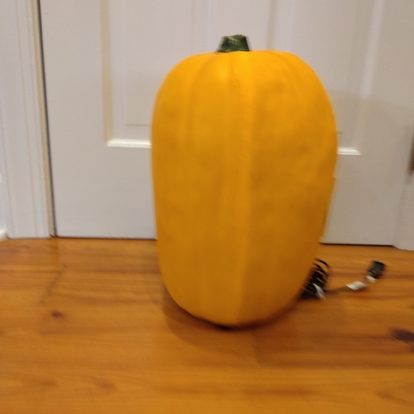 Jack-O-Lantern Blow Mold Scary Pumpkin TALL 15" TALL Light-Up Electric Vintage - Picture 6 of 8